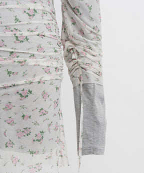 【26AUTUMN PRE-ORDER】Sheer Layered Drape Top