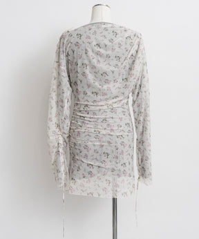 【26AUTUMN PRE-ORDER】Sheer Layered Drape Top