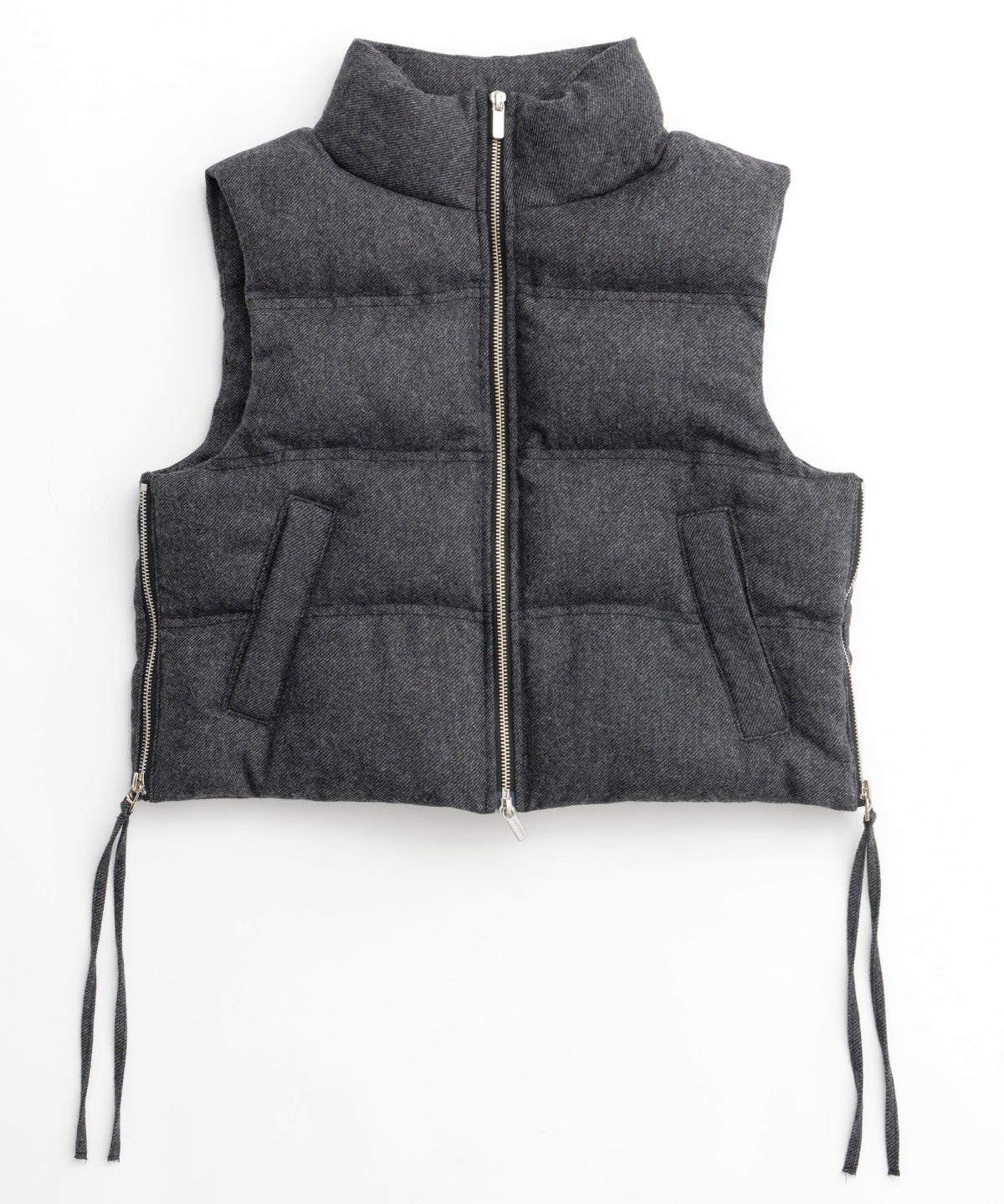 【24AUTUMN PRE-ORDER】Multi Fabric Puffer Vest
