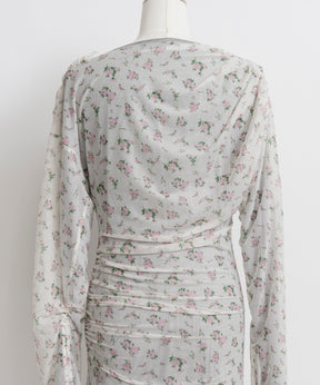【26AUTUMN PRE-ORDER】Sheer Layered Drape Top