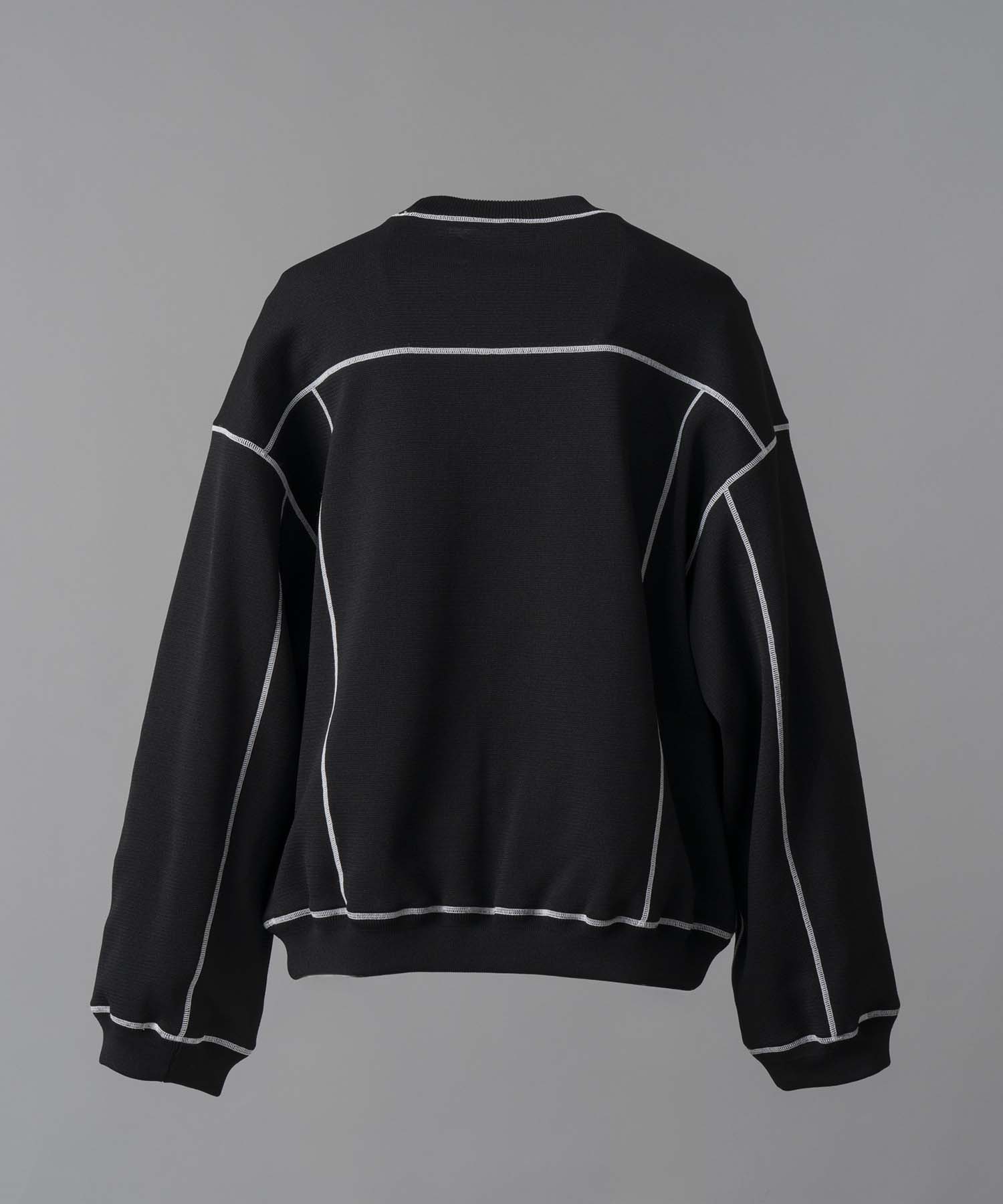 [24AW Pre-Order] CHEMICAL OVER-DYED INSIDE-OUT SWEAT PRIME-OVER CREW CREW NECK PULLOVER