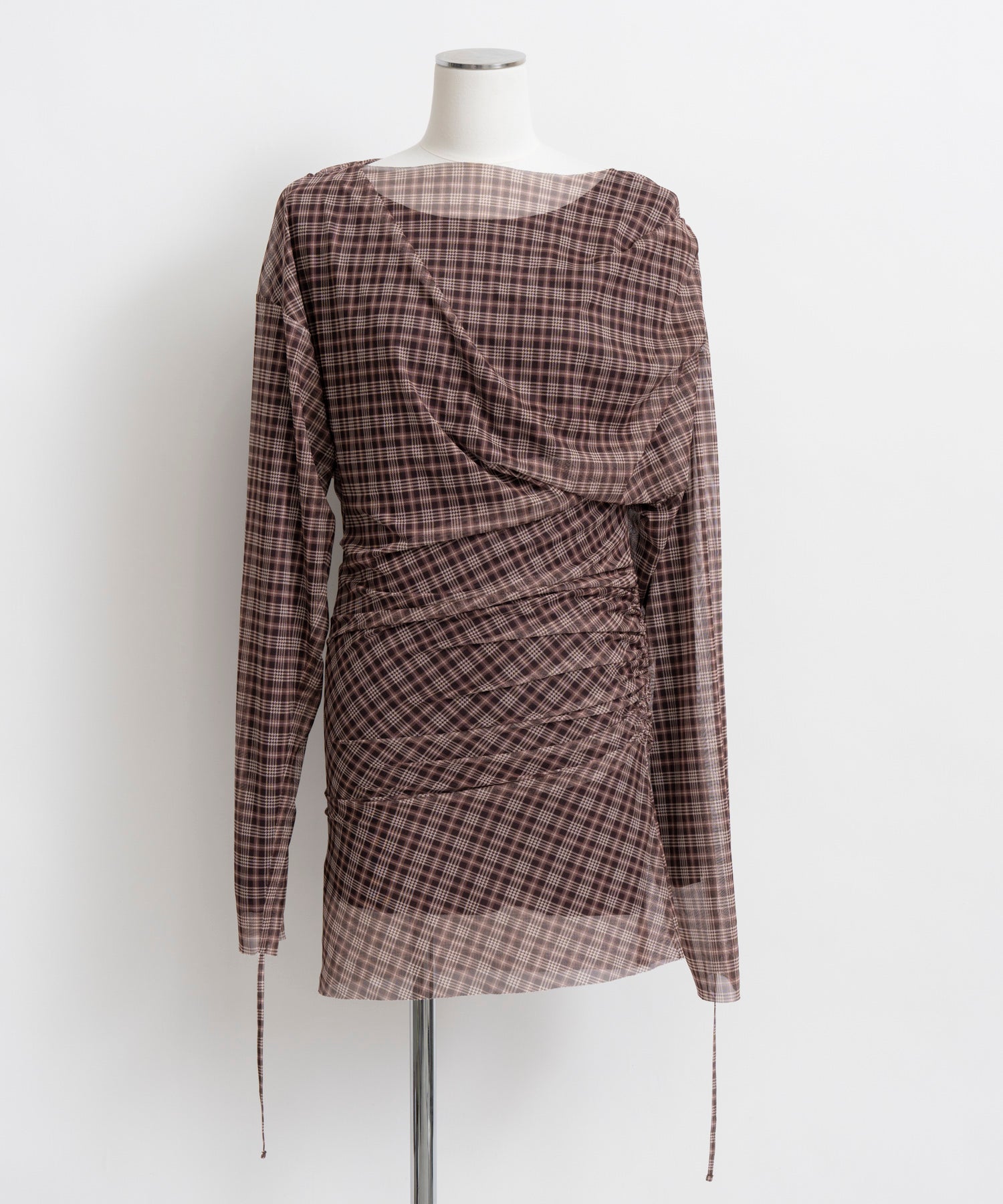 【26AUTUMN PRE-ORDER】Sheer Layered Drape Top