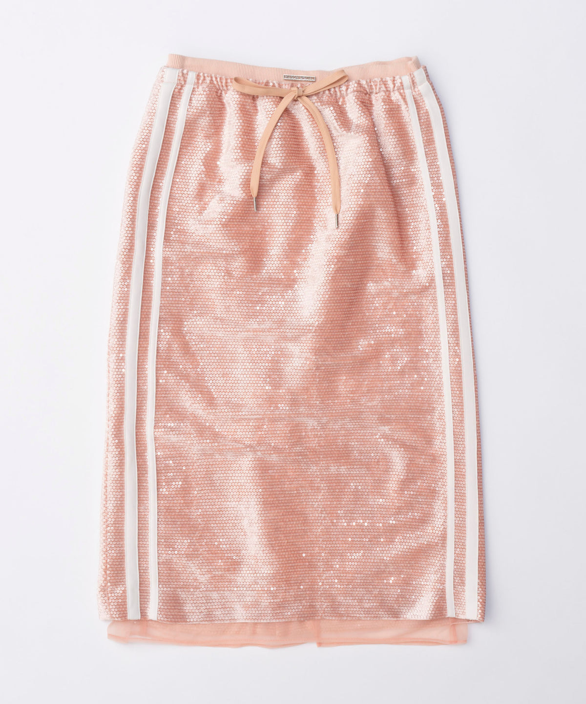 【SALE】Sequins Side Line Track Skirt