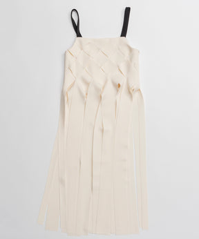 【26SPRING PRE-ORDER】Cross Fringe Dress