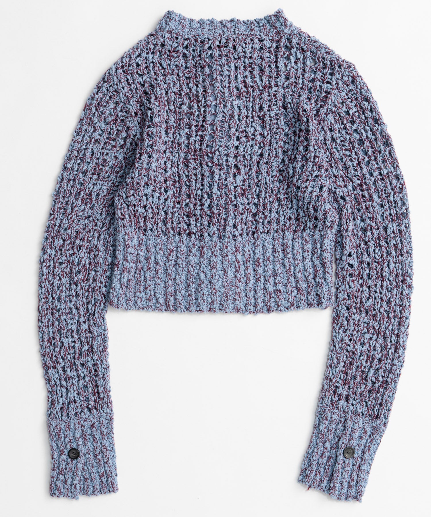 【26AUTUMN PRE-ORDER】Mesh Slub Compact Cardigan