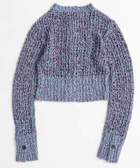 【26AUTUMN PRE-ORDER】Mesh Slub Compact Cardigan