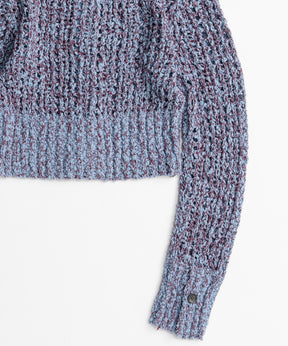 【26AUTUMN PRE-ORDER】Mesh Slub Compact Cardigan