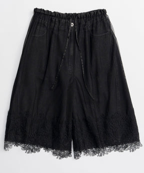 【26SPRING PRE-ORDER】Multi-Way Layered Denim Shorts