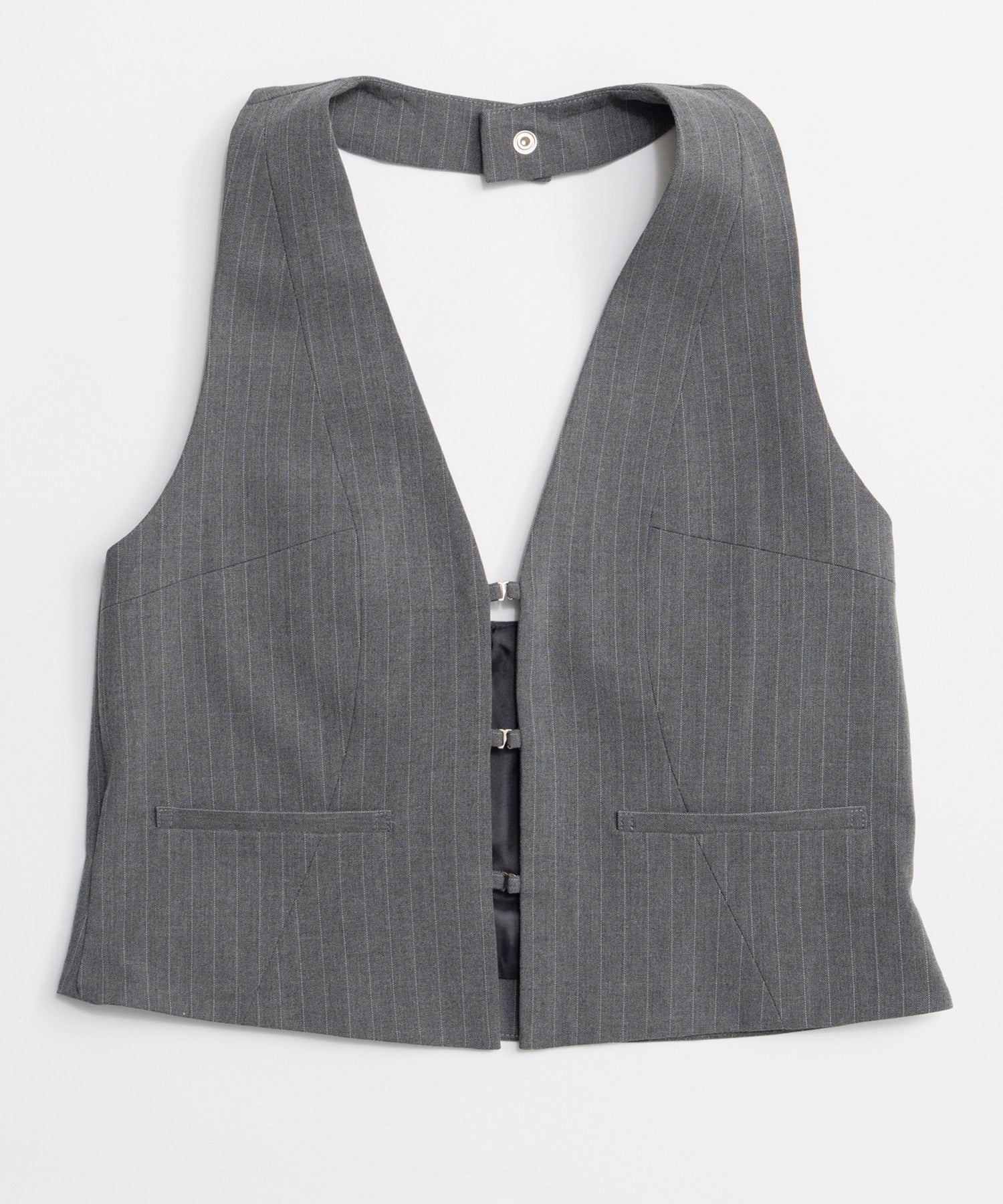 【26SPRING PRE-ORDER】Suiting Halter Neck Vest
