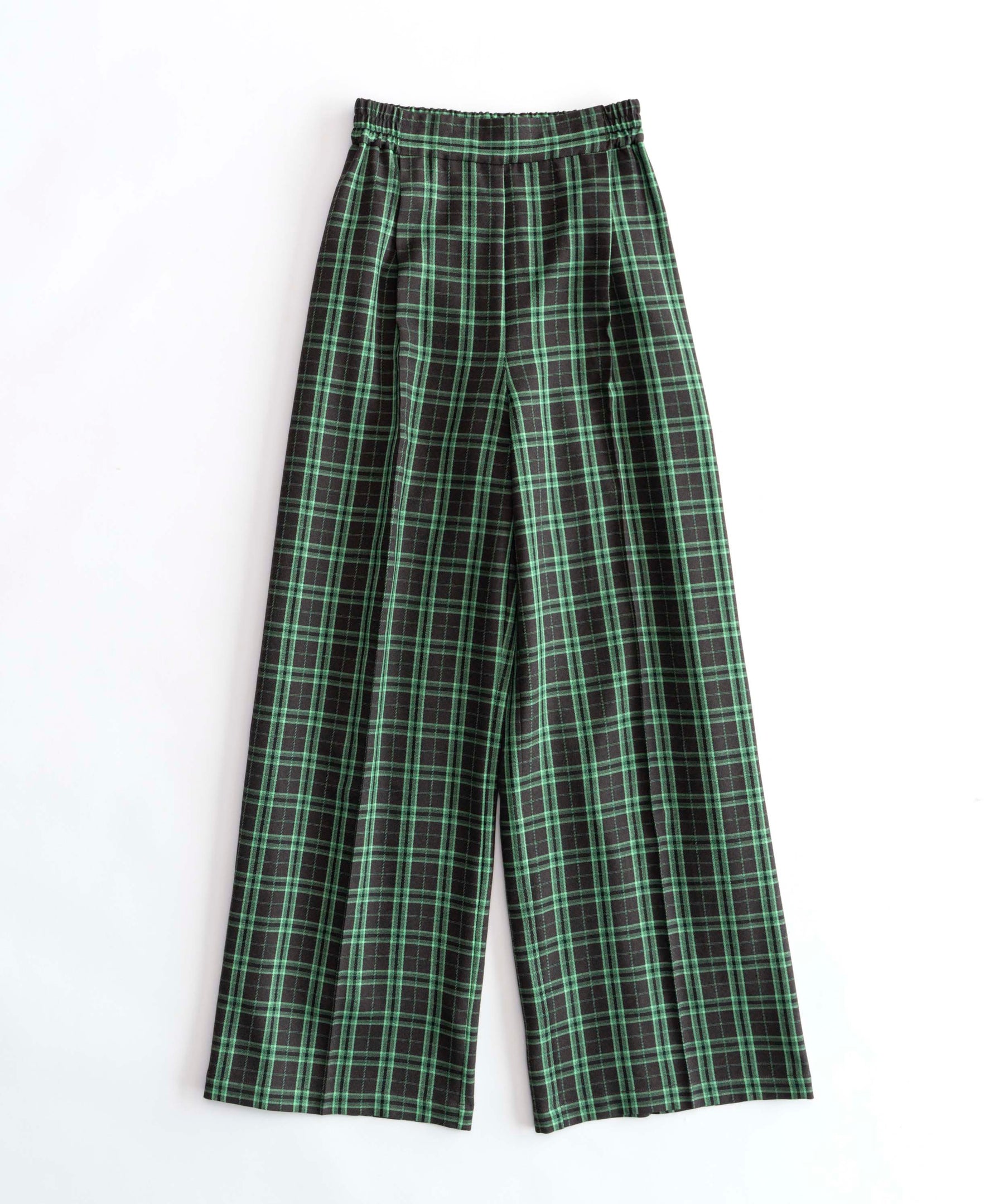 [SALE] CHECK WIDE EASY PANTS