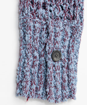 【26AUTUMN PRE-ORDER】Mesh Slub Compact Cardigan