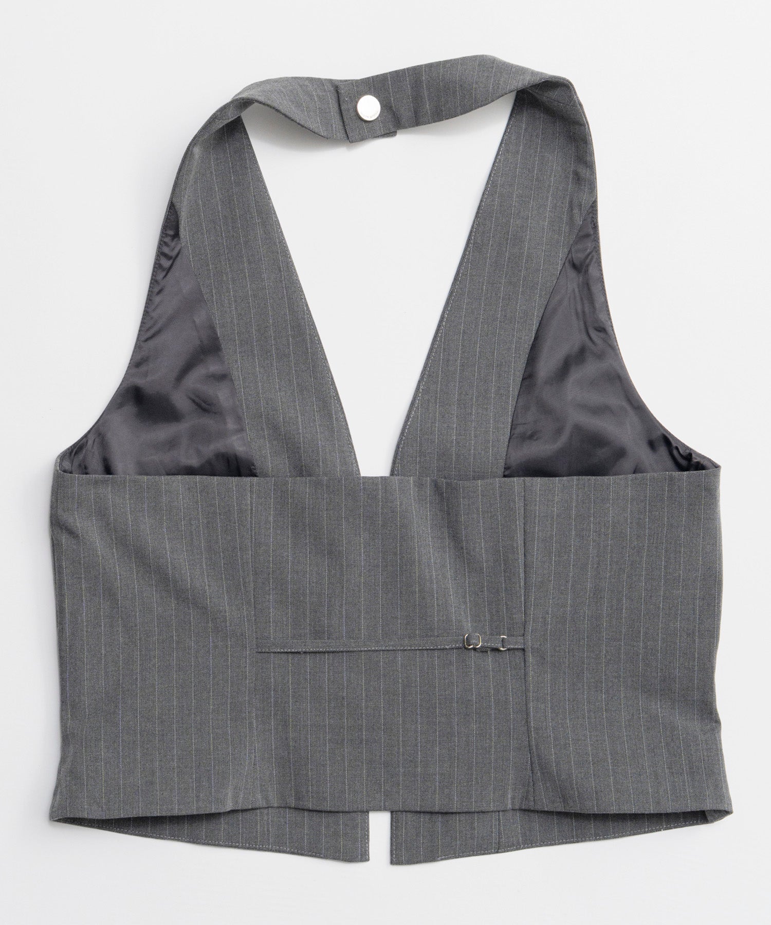 【26SPRING PRE-ORDER】Suiting Halter Neck Vest