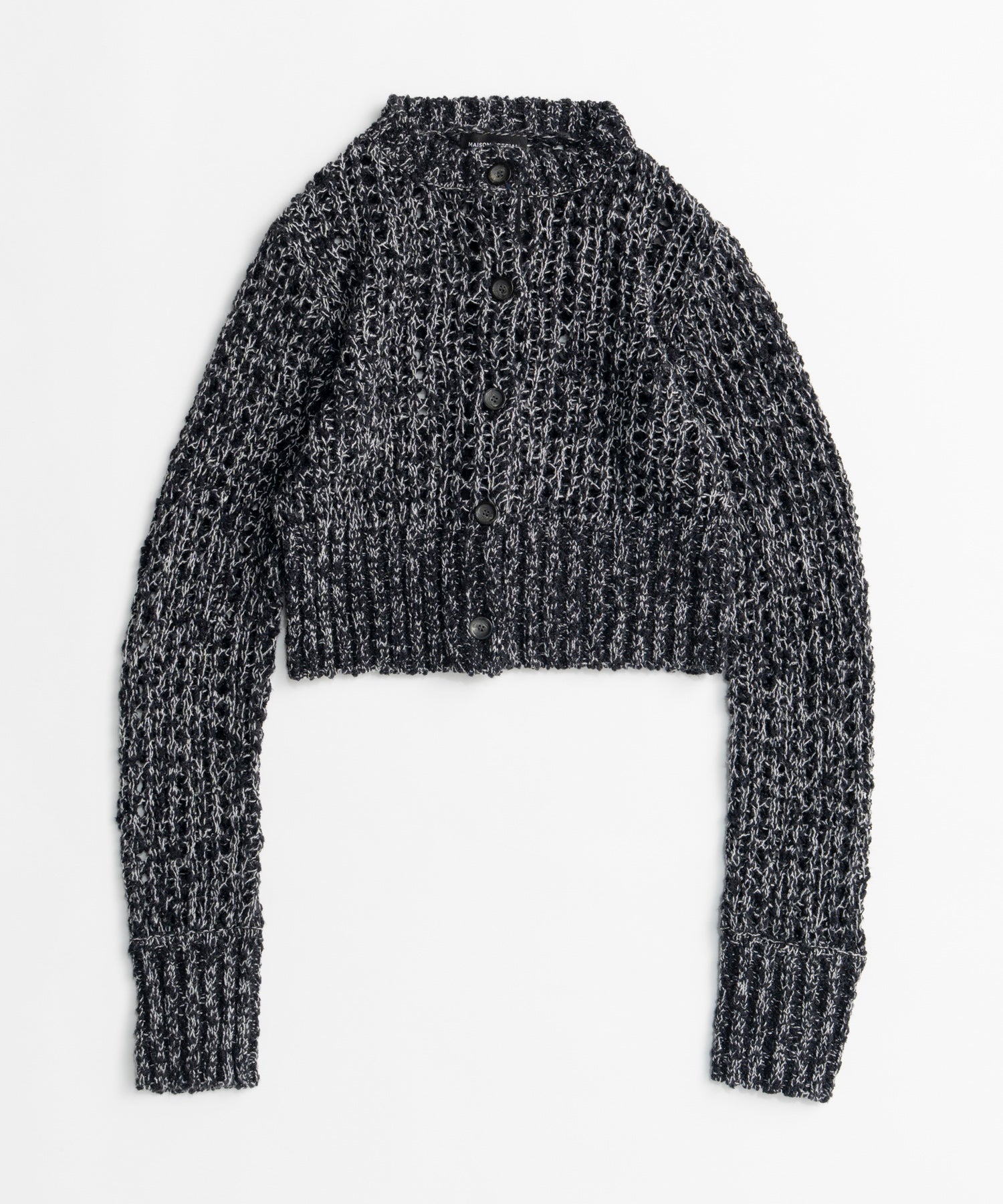 【26AUTUMN PRE-ORDER】Mesh Slub Compact Cardigan