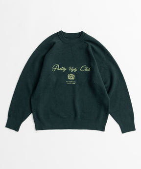 【26AUTUMN PRE-ORDER】Pretty Ugly Club Logo Knit