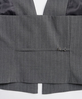 【26SPRING PRE-ORDER】Suiting Halter Neck Vest