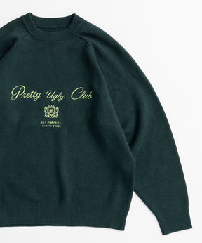 【26AUTUMN PRE-ORDER】Pretty Ugly Club Logo Knit