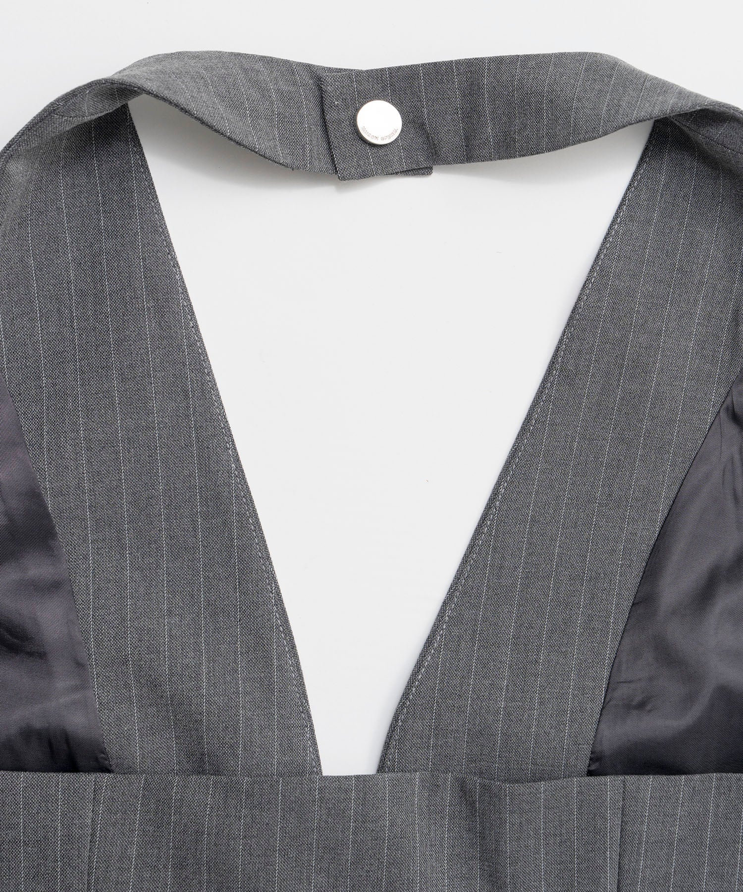 【26SPRING PRE-ORDER】Suiting Halter Neck Vest