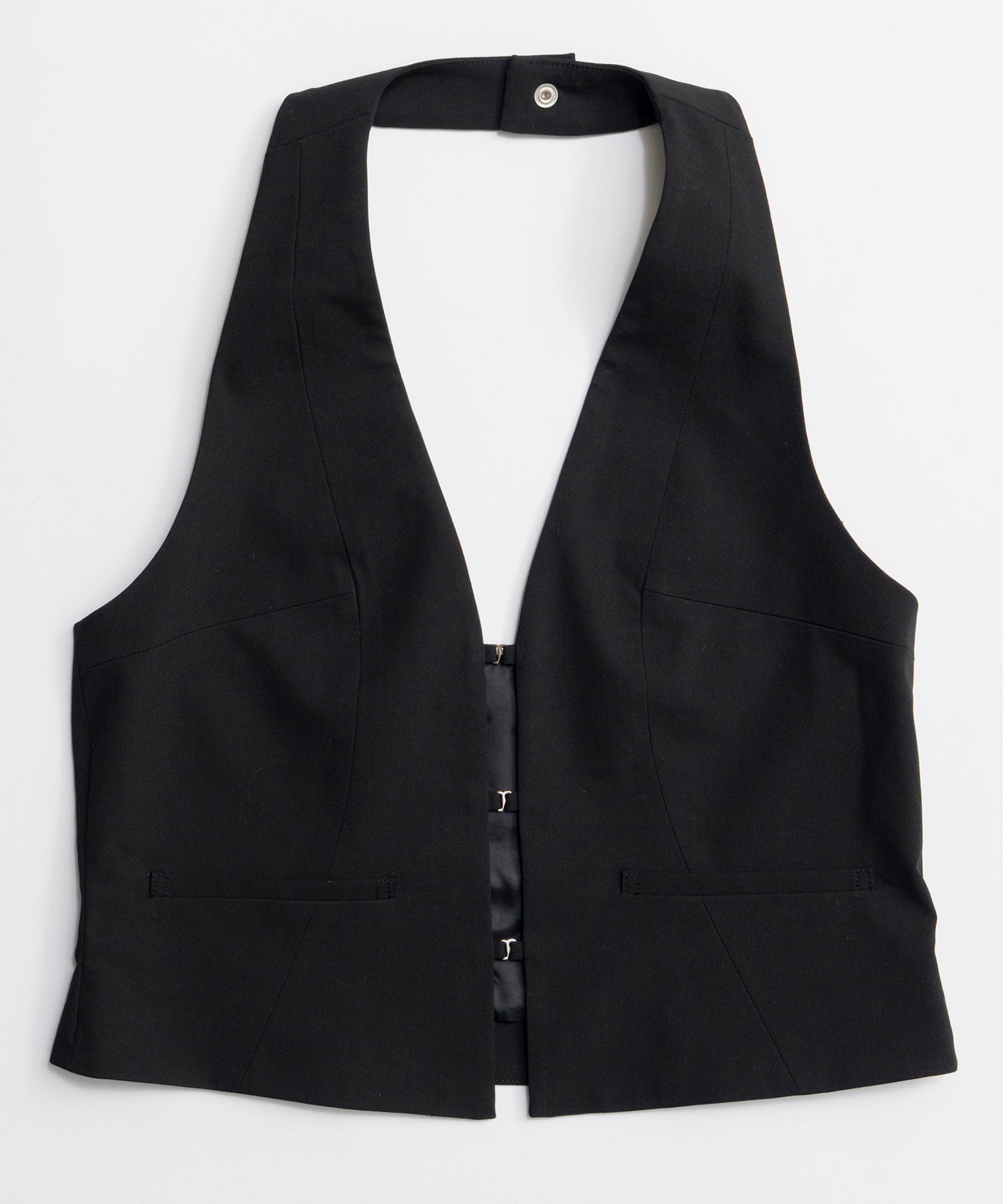 【26SPRING PRE-ORDER】Suiting Halter Neck Vest