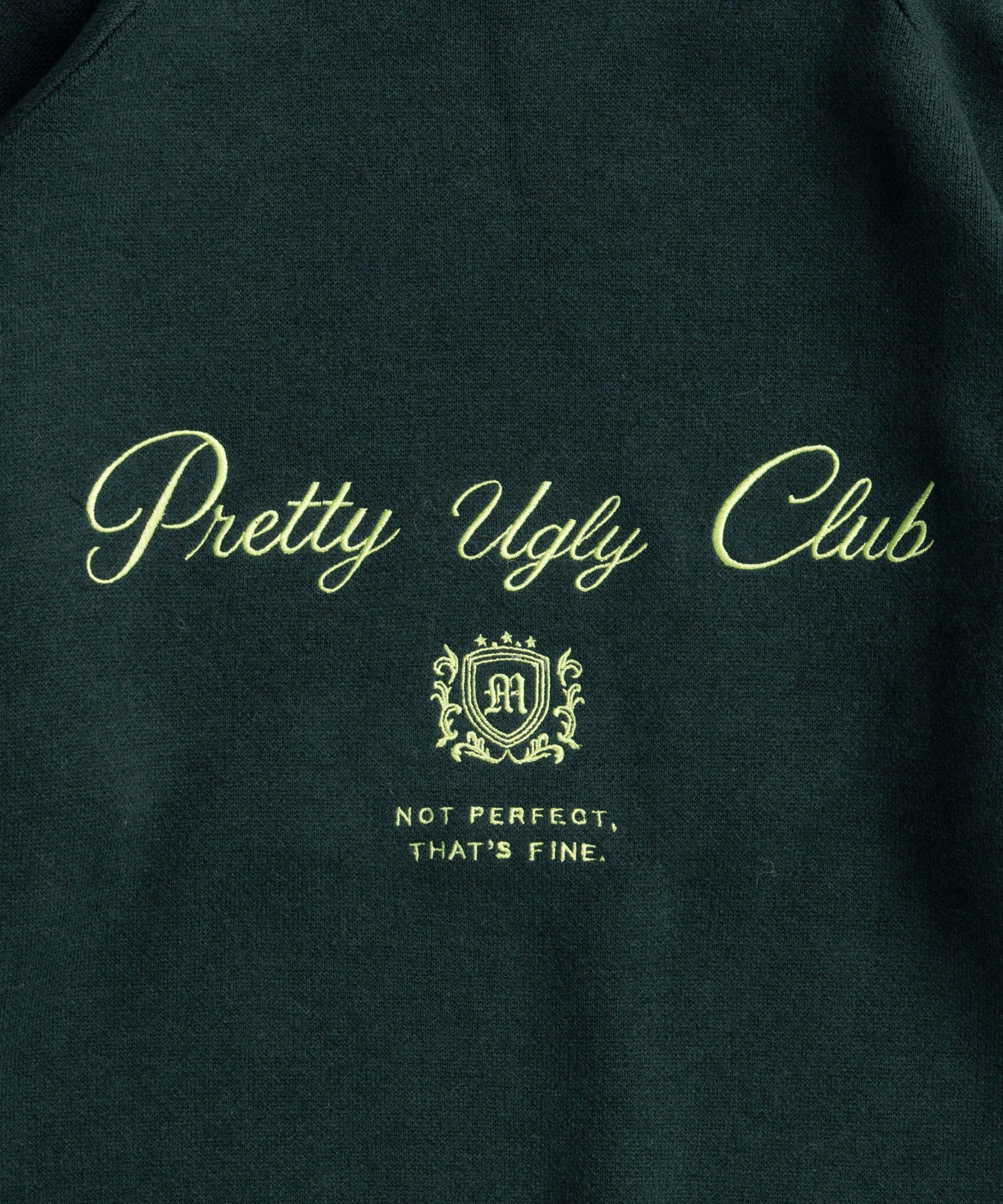 【26AUTUMN PRE-ORDER】Pretty Ugly Club Logo Knit