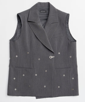 【26SPRING PRE-ORDER】Eyelet Over Gilet