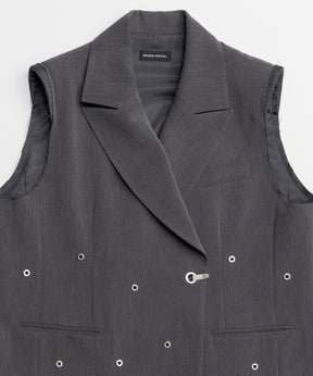 【26SPRING PRE-ORDER】Eyelet Over Gilet