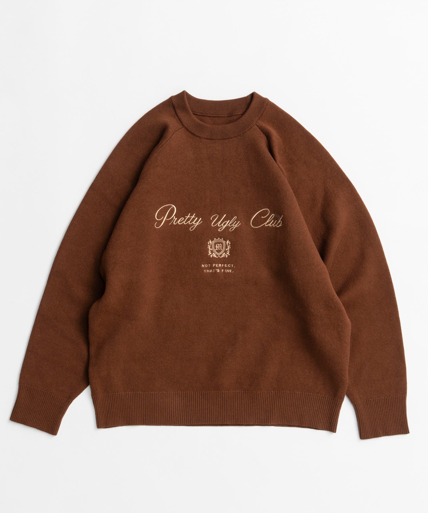 【26AUTUMN PRE-ORDER】Pretty Ugly Club Logo Knit
