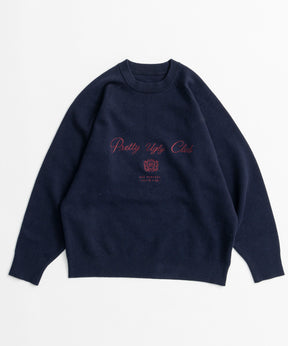 【26AUTUMN PRE-ORDER】Pretty Ugly Club Logo Knit