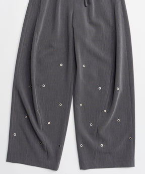 【26SPRING PRE-ORDER】Eyelet Tuck Pants