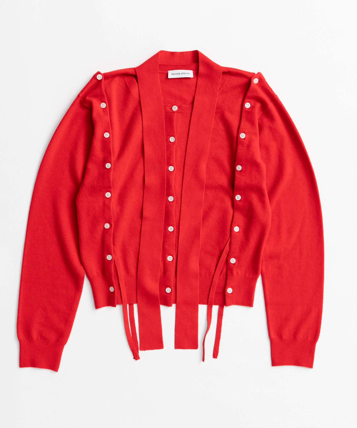 【26AUTUMN PRE-ORDER】Bow-Tie Crew Cardigan