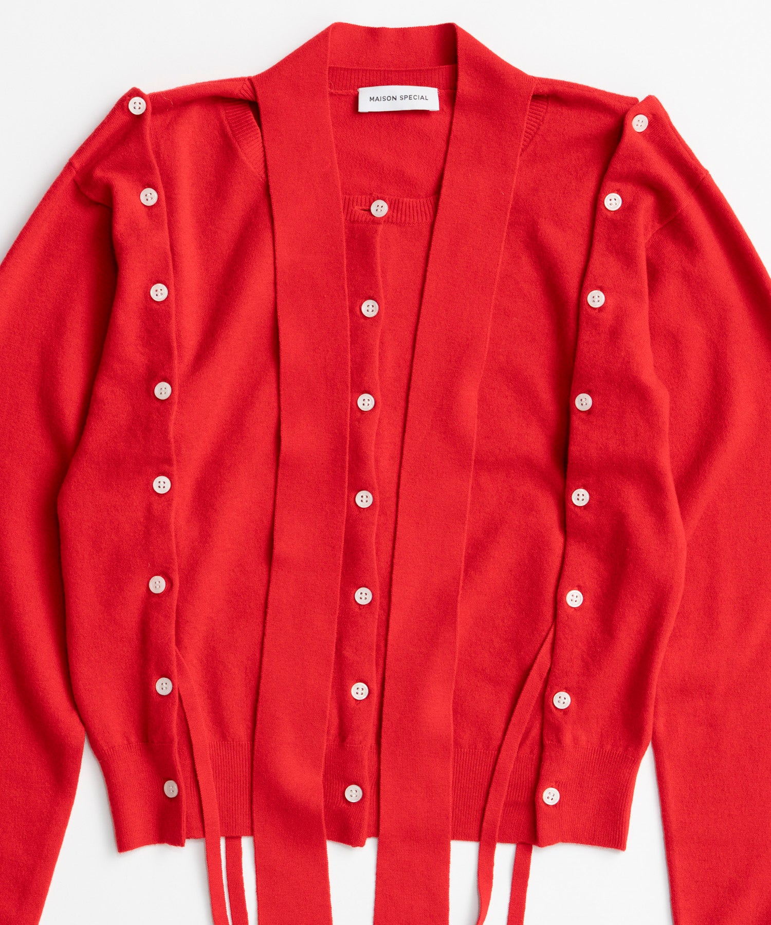 【26AUTUMN PRE-ORDER】Bow-Tie Crew Cardigan