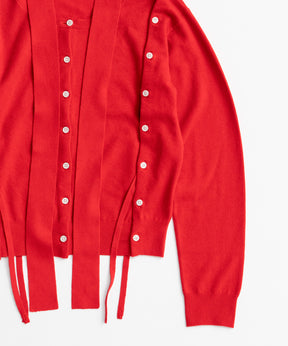 【26AUTUMN PRE-ORDER】Bow-Tie Crew Cardigan