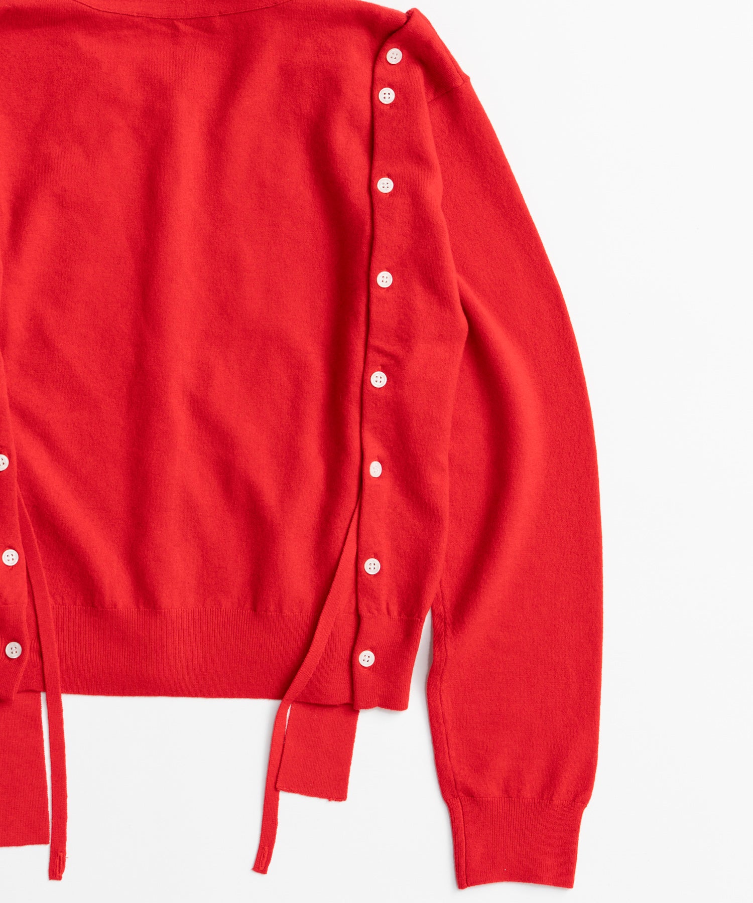 【26AUTUMN PRE-ORDER】Bow-Tie Crew Cardigan