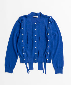【26AUTUMN PRE-ORDER】Bow-Tie Crew Cardigan