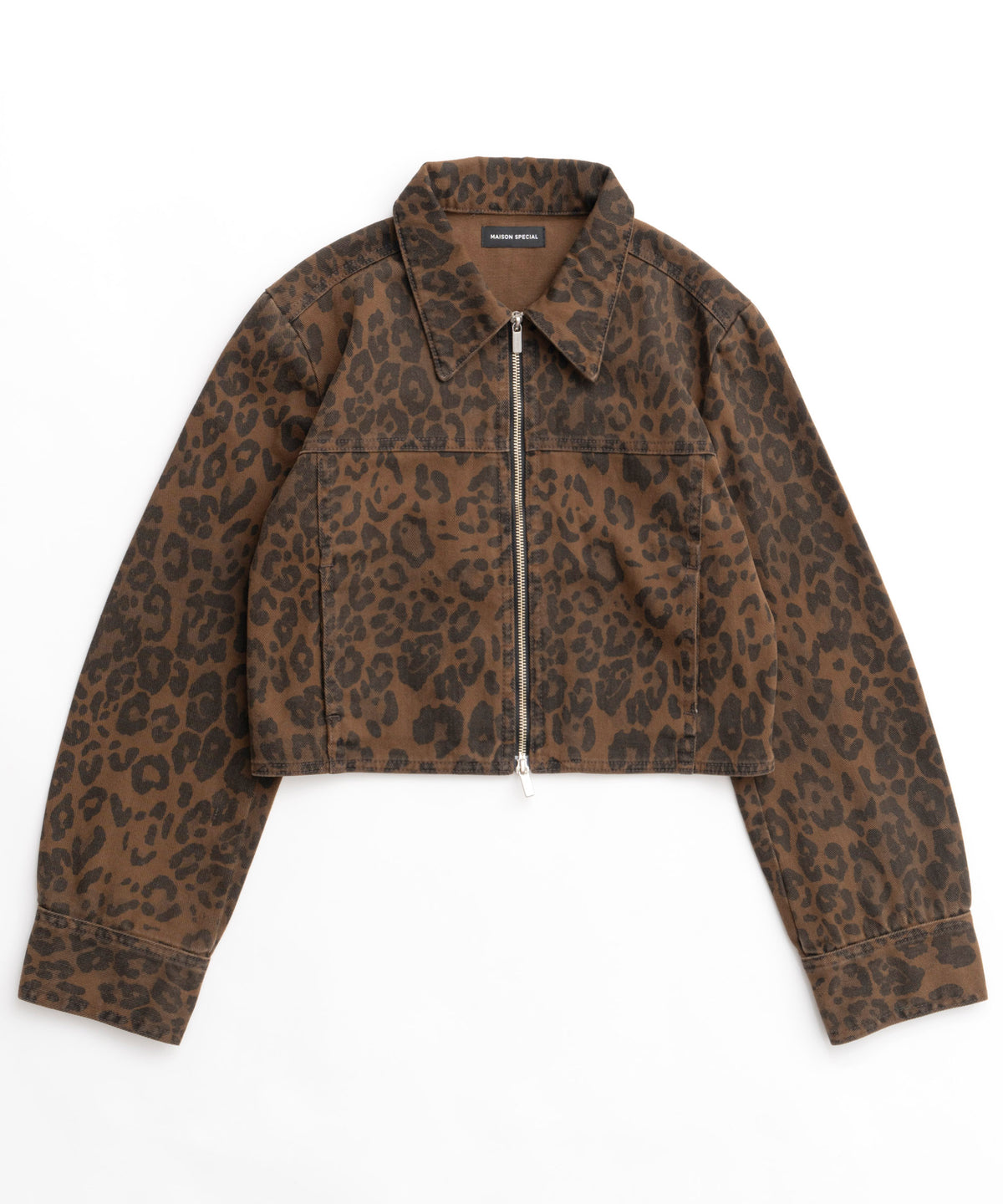 【24AUTUMN PRE-ORDER】Leopard Compact Silhouette Jacket