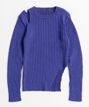 【26AUTUMN PRE-ORDER】Wide Slit Knit Top
