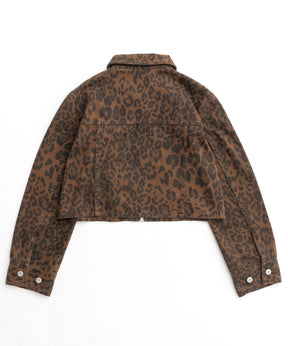 Leopard Compact Silhouette Jacket