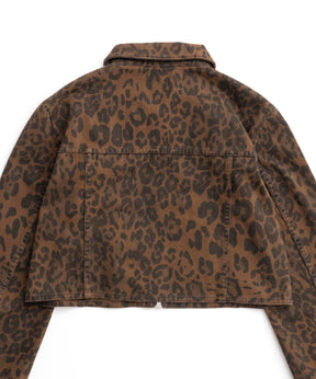 Leopard Compact Silhouette Jacket