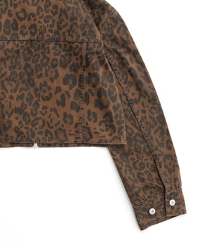 [24Autumn PRE-ORDER] Leopard Compact Silhouette Jacket