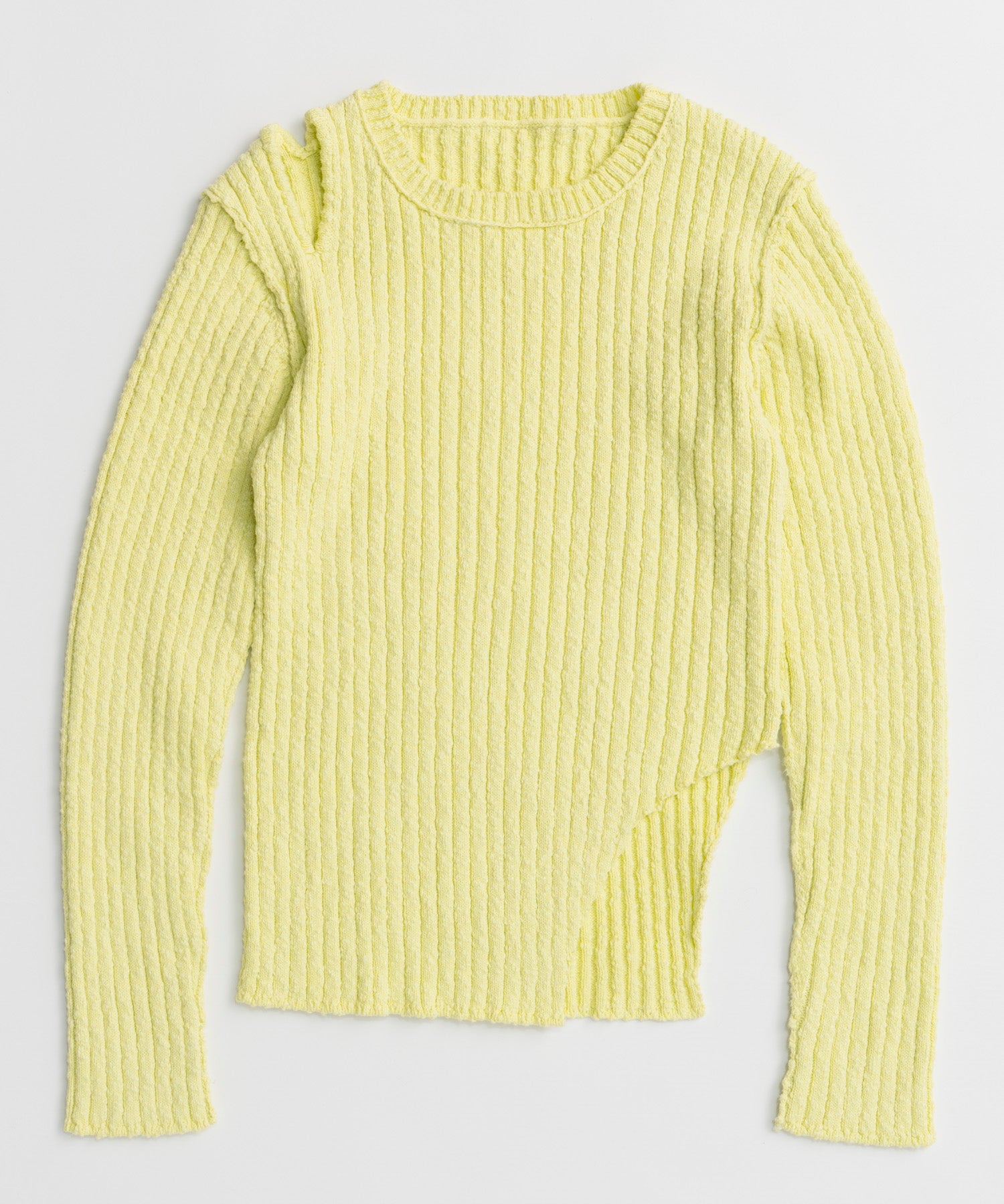 【26AUTUMN PRE-ORDER】Wide Slit Knit Top