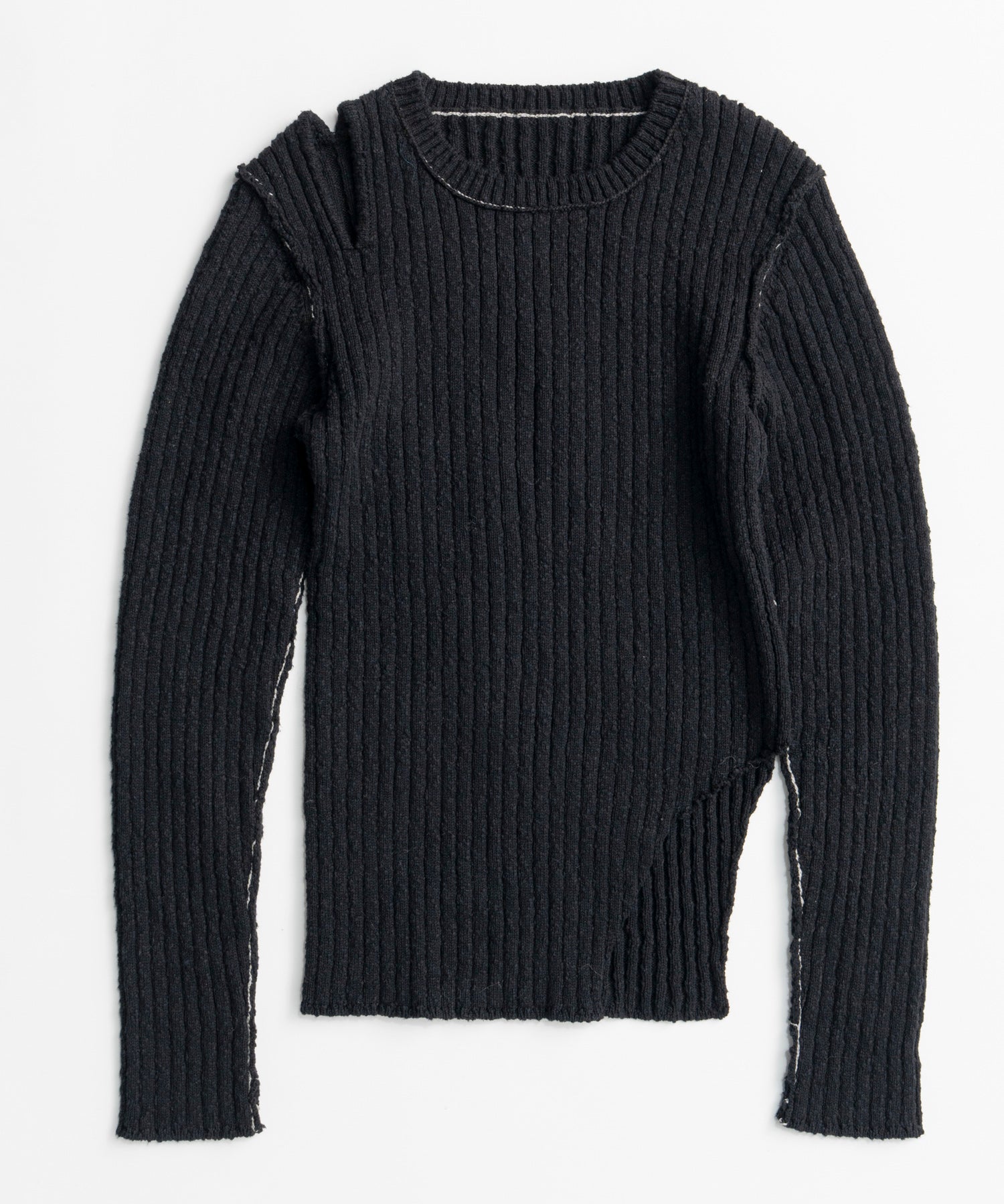 【26AUTUMN PRE-ORDER】Wide Slit Knit Top