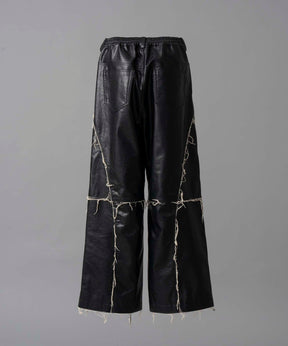 [24AW Pre-Order] CHEMICAL OVER-DYE HEAVY-WEIGHT SWEAT PIN TUCK EASY WIDE PANTS (copy)