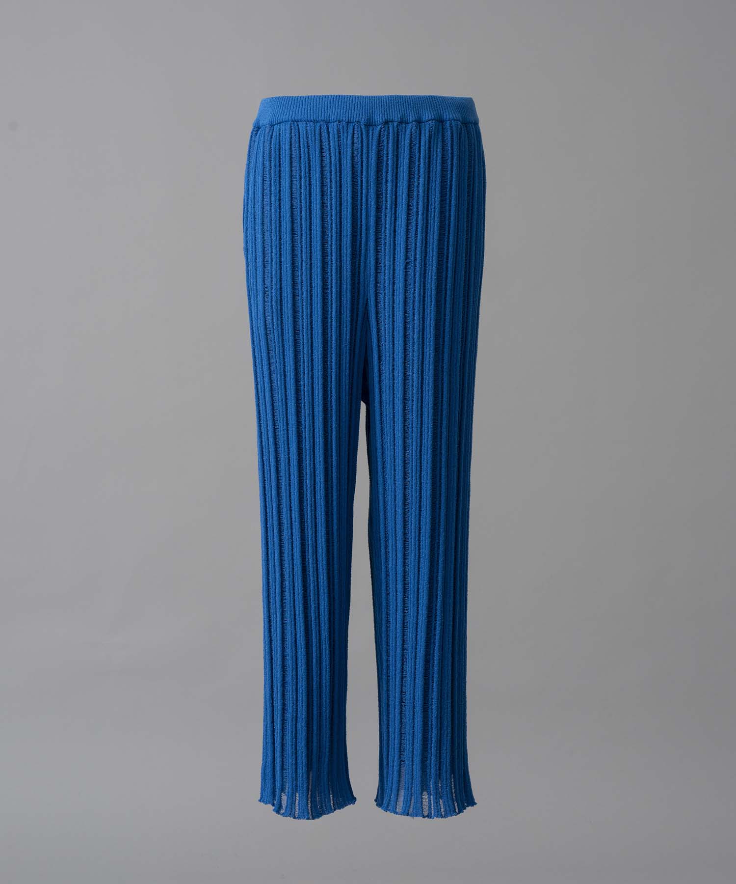 [24AW Pre-Order] CHAMBRAY WOOL PRIME-WIDE THREE-DIMENSIONAL CUTTING PANTS