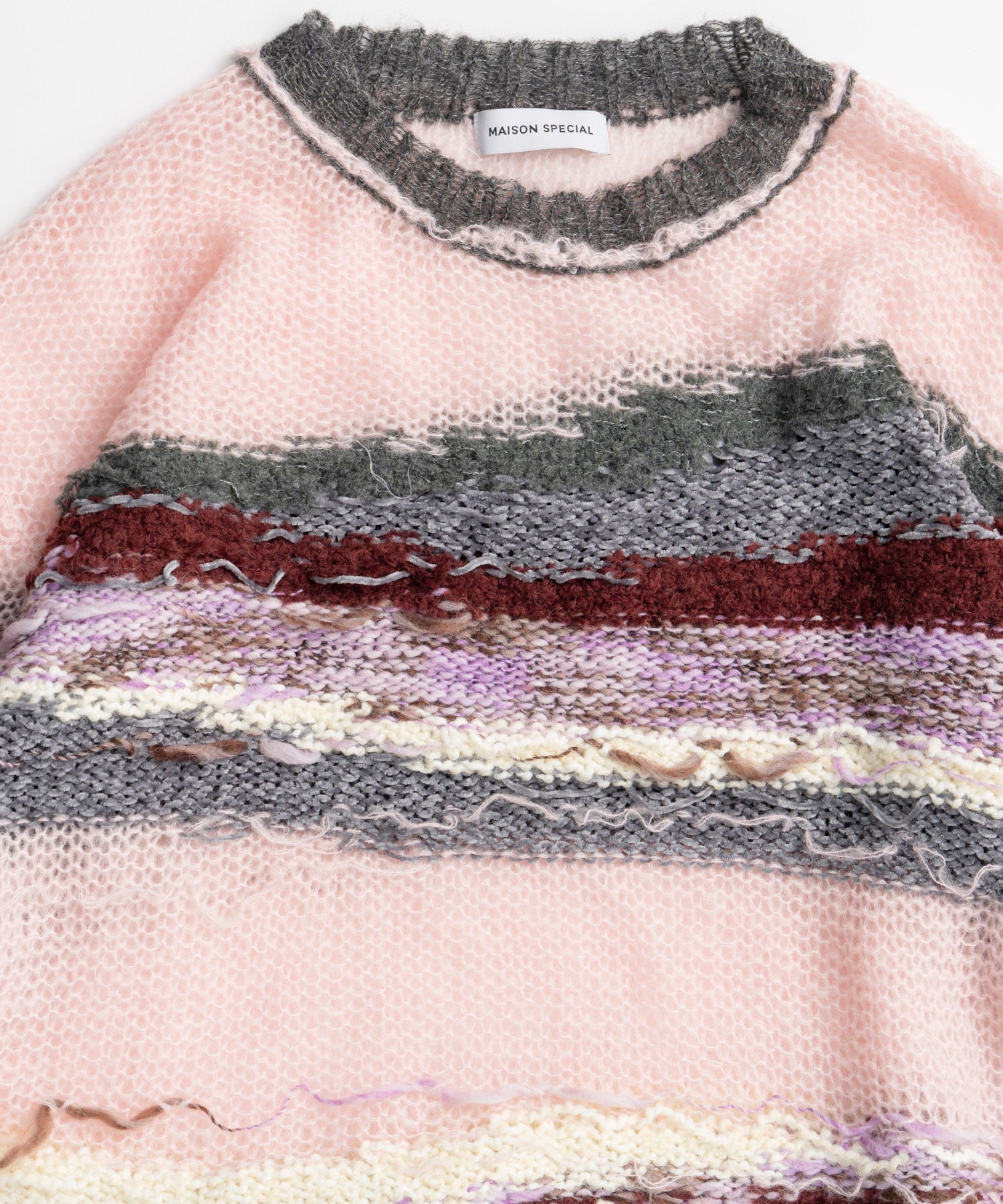 【26AUTUMN PRE-ORDER】Multi-Border Sheer Knit