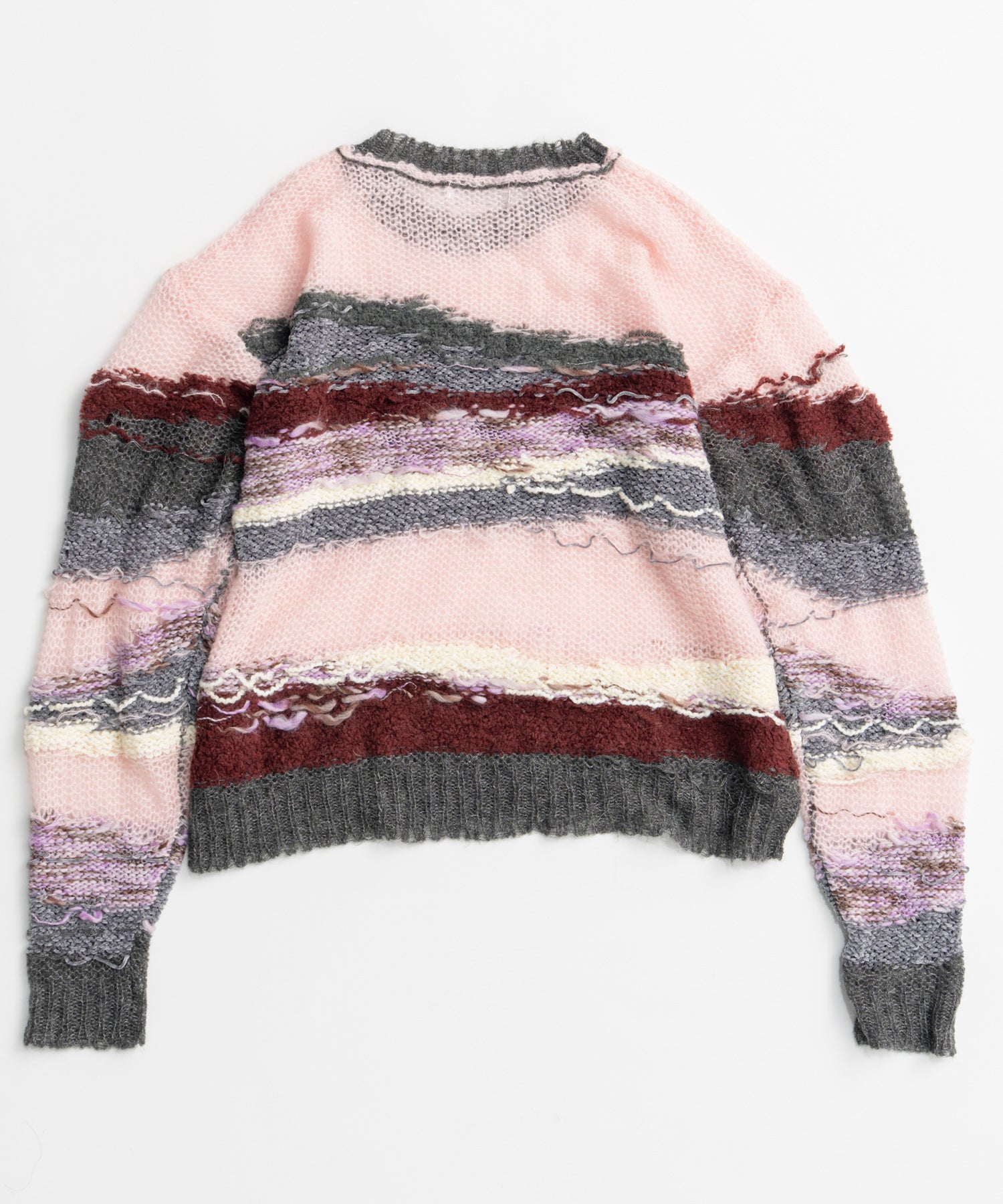 【26AUTUMN PRE-ORDER】Multi-Border Sheer Knit