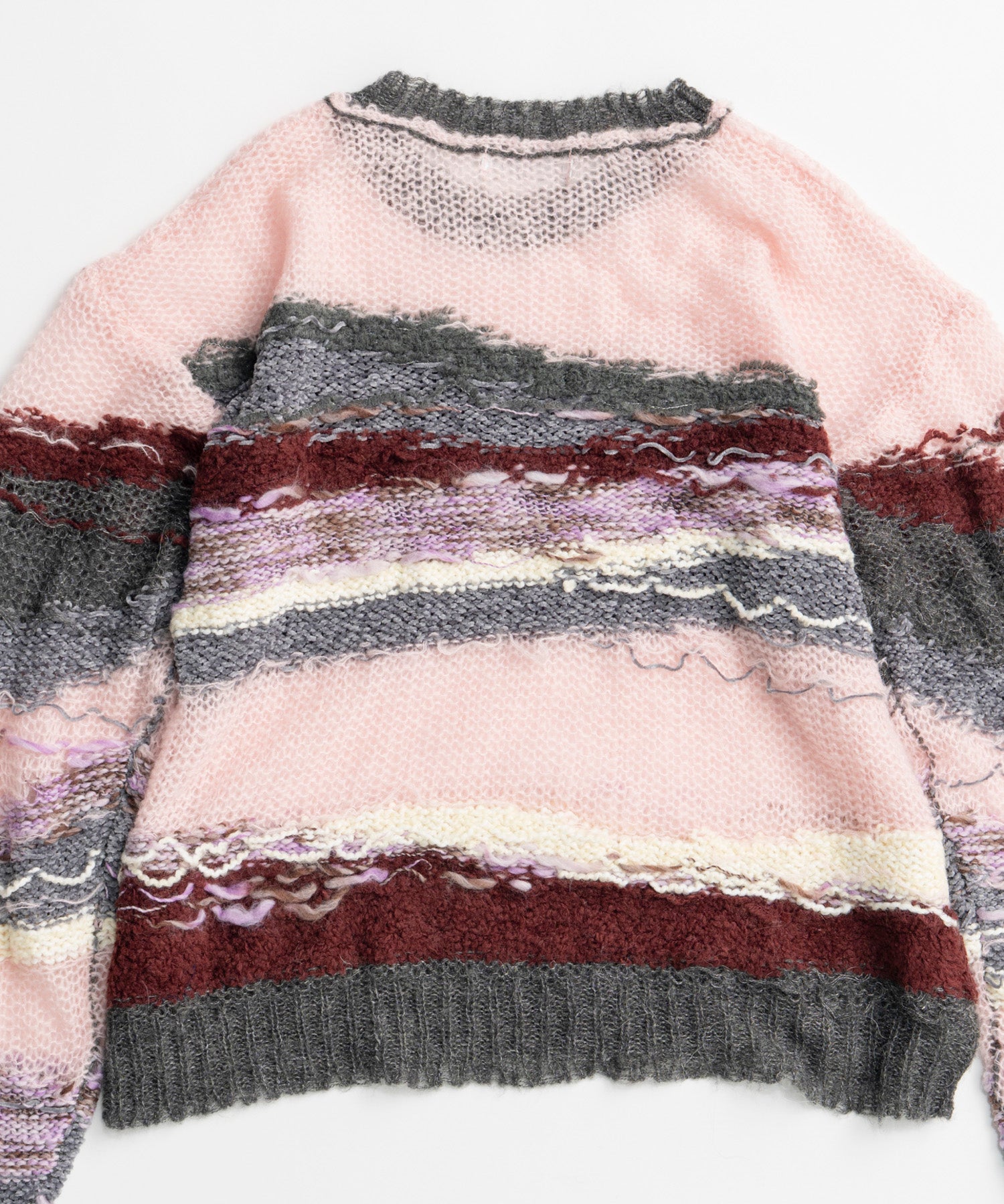 【26AUTUMN PRE-ORDER】Multi-Border Sheer Knit