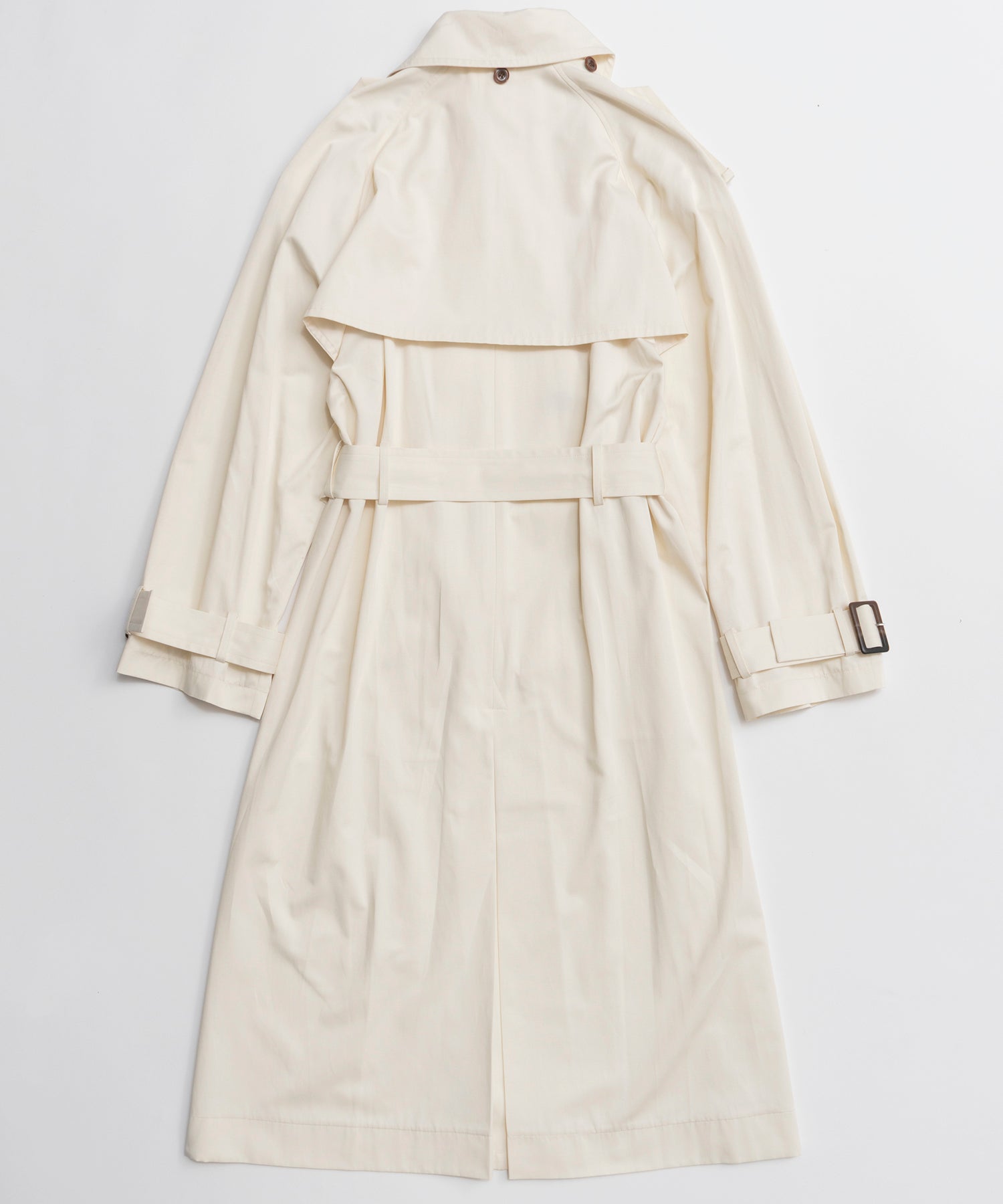 【26SPRING PRE-ORDER】Drape Scarf Long Trench Coat
