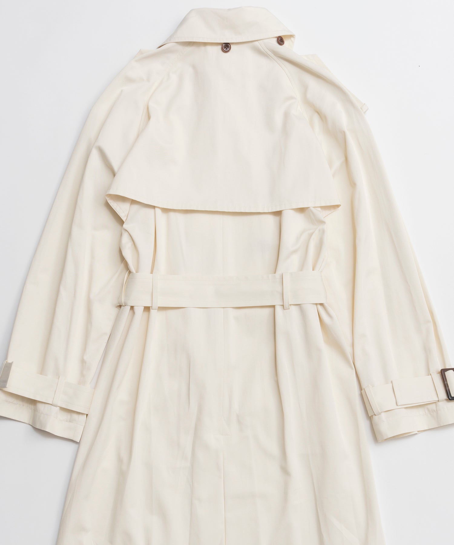 【26SPRING PRE-ORDER】Drape Scarf Long Trench Coat