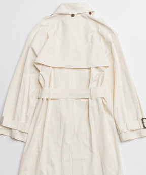 【26SPRING PRE-ORDER】Drape Scarf Long Trench Coat