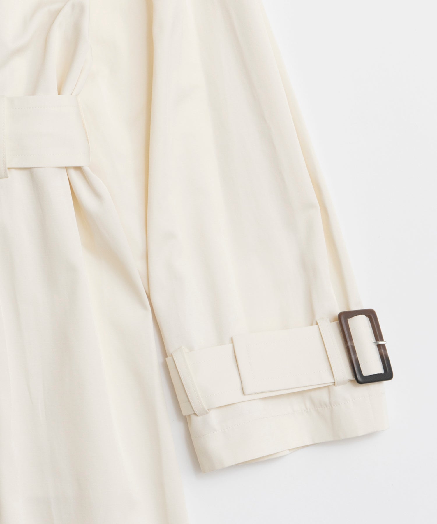 【26SPRING PRE-ORDER】Drape Scarf Long Trench Coat
