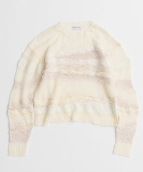 【26AUTUMN PRE-ORDER】Multi-Border Sheer Knit
